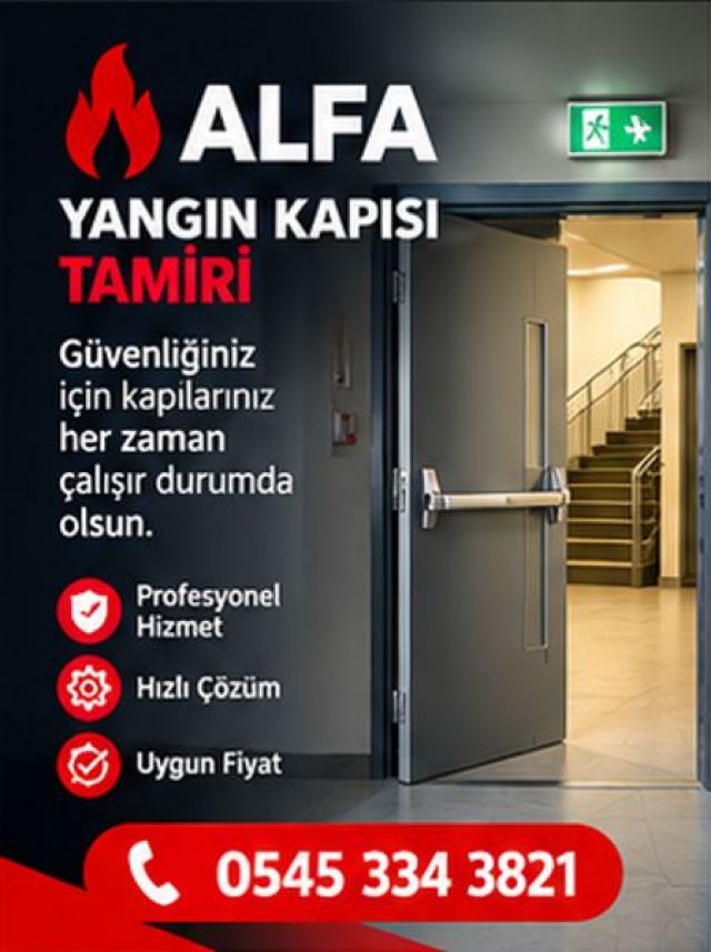 Panik Bar Tamiri ve Yangın Kapısı Servisi | Karaboğa