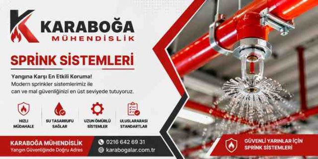 Sprinkler Söndürme Sistemleri | Otomatik Yangın Söndürme Çözümleri