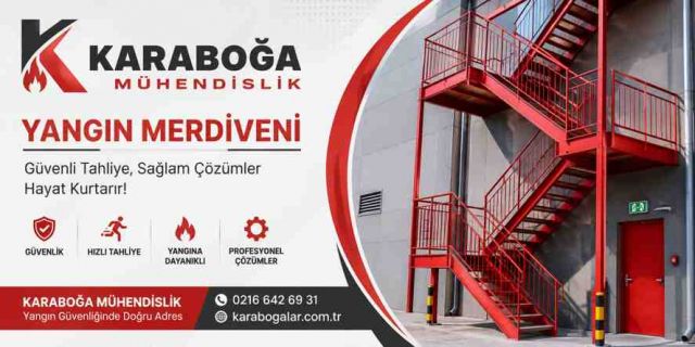 Yangın Merdiveni İmalatı ve Montajı | Güvenli Tahliye Sistemleri